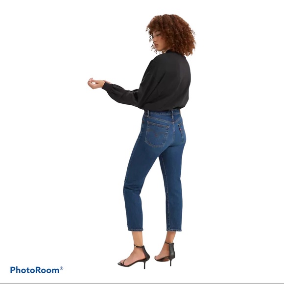 Levis Womens Wedgie Straight High Rise Jeans Sz 27 - Picture 2 of 12